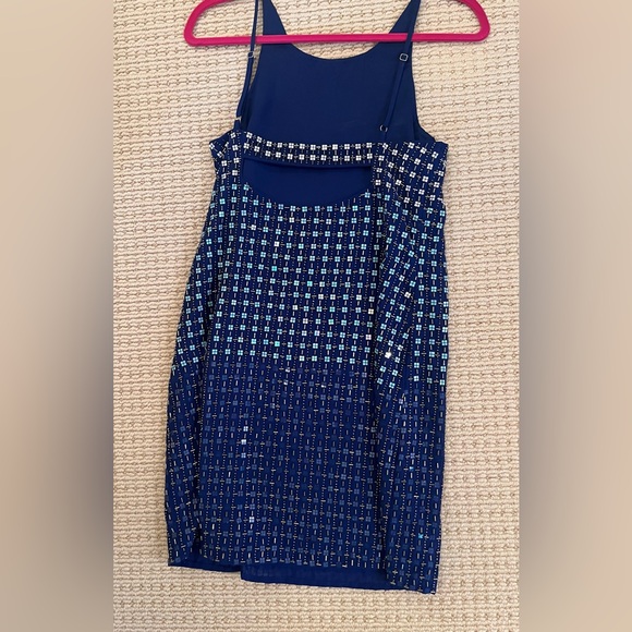 Parker blue beaded dress - Picture 2 of 4